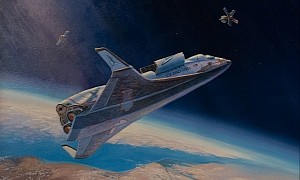 Official USSF Painting Shows America's First Spacefighter, Are They Telling Us Something?
