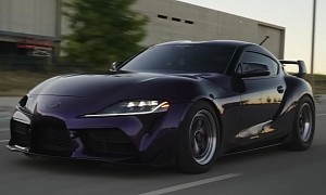This Midnight Purple, Daily Driven 2020 MKV Toyota Supra Has 800 HP+
