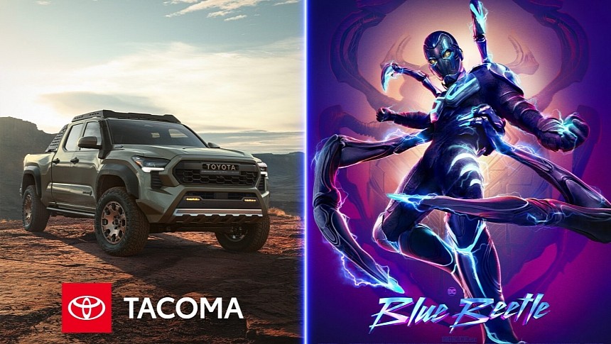 2024 Toyota Tacoma stars in Blue Beetle