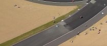 Oil Spill Sends Half Moto3 Riders Sliding Out Of Track
