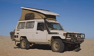 Old but Capable Toyota Land Cruiser Overlander Hides a Modern, Comfortable Interior