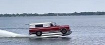 Old Chevrolet C10 Truck Lives Life on the Water as a Speedboat Now