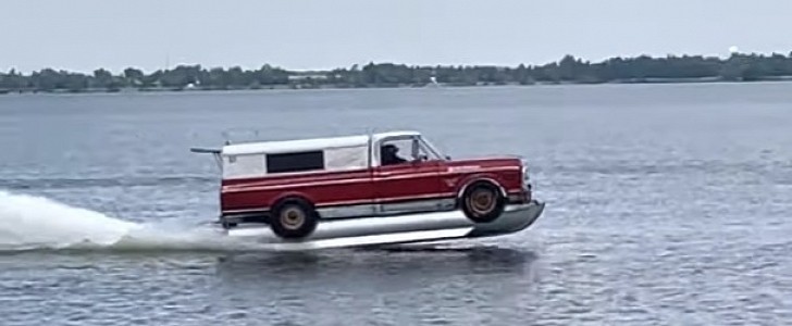 Chevrolet C10 boat conversion