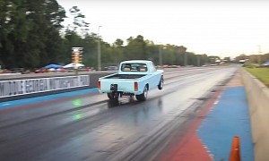 Old Chevrolet LUV Truck Is an Unlikely Dragster, Rips at the Drag Strip