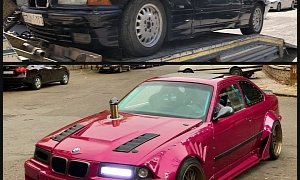 Old E36 BMW 3 Series Gets Amazing Cyberpunk Makeover