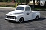 Old Ford F-1 Pickup Truck Gets Coyote V8 Engine Swap, Nitto Drag Radials
