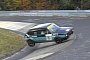 Old Golf GTI and Opel Kadett Crash at the Nurburgring's Karussell