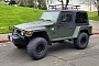 Old Jeep Wrangler TJ Looks Like a Shrunken Hummer H1 Thanks to Landrunner Body Kit