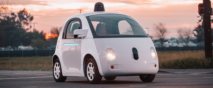 Google self-driving car prototype