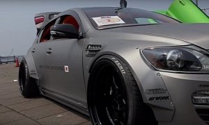 Old Lexus GS450h with Liberty Walk Widebody Kit Could Be Unique