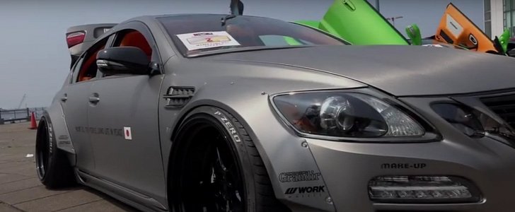 Old Lexus GS450h with Liberty Walk Widebody Kit Could Be Unique 