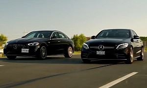 Old Mercedes-AMG C 43 Drag Races New C 43, Proves There Is No Replacement for Displacement