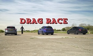 Old Mercedes-AMG E 63 Drag Races New C 63 and Tuned A 45, It Certainly Sounds the Best