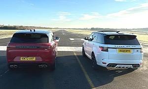 Old Range Rover Sport SVR Races New RRS P530, Result Isn't Really Surprising
