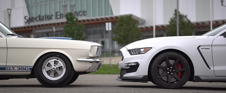 2020 Mustang Shelby GT350R and 1965 Mustang Shelby GT350R 