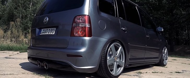 Old VW Touran Gets R36 Engine Swap, Sounds Awesome