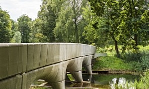 Oldest City in the Netherlands Boasts the World's Longest 3D Printed Concrete Bike Bridge