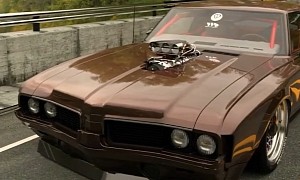 Olds Cutlass 442 Gets CGI-Blown to Raw Widebody Smithereens for the Sake of Art