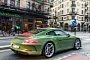 Olive Green 2018 Porsche 911 GT3 Touring Package Begs for a Getaway in Stockholm