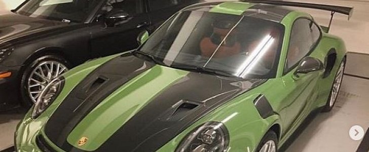 Olive Green Porsche 911 GT2 RS with Terracotta Cabin