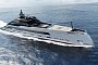 Omega 93 Proposes a Sleek and Fast Superyacht With an Elevating Deck