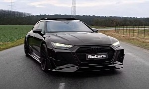 Ominous Audi RS 7 Looks Like Something Batman Would Drive, Sounds Menacing