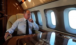 On Board Putin’s Presidential Plane, Complete with Gym and Gold-Plated Toilet