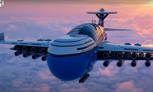 On Board Sky Cruise, the Gigantic 5,000-Person Airplane Hotel Running on Nuclear Energy