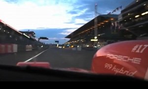 Onboard Footage From Porsche 919 Hybrid Lapping Le Mans is Mesmerizing