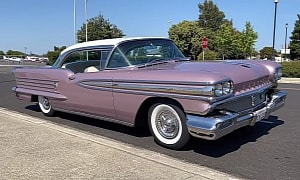 Once a Rusty Barn Find, This 1958 Oldsmobile 98 Is Now a Mountain Haze Beauty