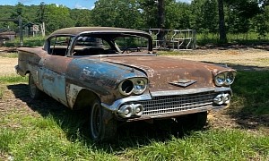 Once-Gorgeous 1958 Chevrolet Impala Is Now a Big Wreck With an Uncertain Future
