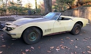 Once-Yellow 1968 Chevrolet Corvette Barn Find Was Sitting Idle Since 1979