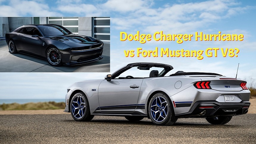 Ford Mustang V8 vs Dodge Charger Hurricane