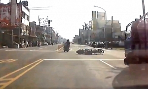 One Exceptionally Stupid Scooter Crash