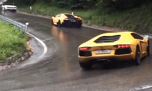 One Hairpin, Over 100 Lamborghinis