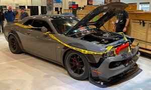 Custom Dodge Challenger Stolen and Crashed Before SEMA Steals the Show in Vegas