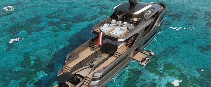 One Lucky Soul Receives Late Christmas Present Shaped Like a Stunning Superyacht