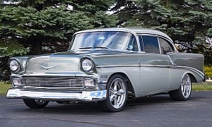One-Mile 1956 Chevrolet Bel Air Hides Nods to a Cartoon Character and 1950’s Genius