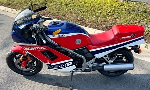 One-Mile 1986 Honda VF1000R Shows Some Minor Blemishes, Still Looks the Part