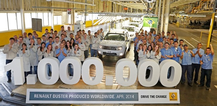 1 million Dacia Duster