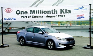 One Millionth Kia Vehicle Arrives in the US via Port of Tacoma