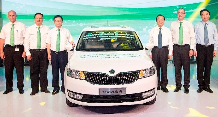 1 millionth Skoda Rapid made in China