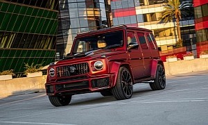 One-of-100 Crimson Mercedes G 63 Morphs Into Brabus 700 Widestar Fit For America
