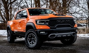 One-of-875 Ram 1500 TRX Ignition Edition Is an Absurdly-Priced Orange Temptation