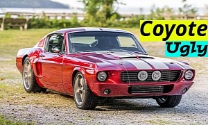 One-of-a-Kind 1967 Ford Mustang Looks Like an Aston Martin V8 Vantage / Ford GT Love Child