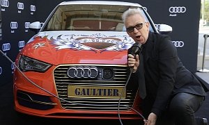 One-of-a-Kind Audi A3 e-Tron by Jean Paul Gaultier Fetches $111,500 at Auction