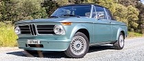 One-of-Few RHD BMW 2002 Baur Convertible Surfaces as Timeless Classic, Can Be Had