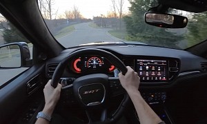 One of Just 2,000 Dodge Durango SRT Hellcats Goes Out for Some POV Drive Action
