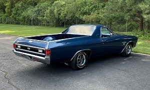 One-of-One 1970 Chevrolet El Camino LS6 in Fathom Blue Up for Sale, Costs a Fortune