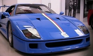 One-of-One Blue Ferrari F40 Tricolore